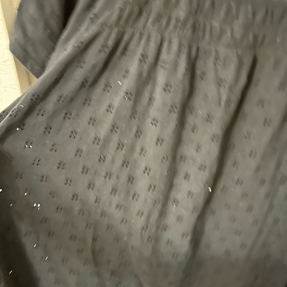 Style & Co. Black eyelet Blouse - Picture 5 of 6